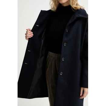 Sessùn Палто с вълна Sessun в тъмносиньо 23112022 (23112022)