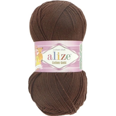 Alize Cotton Gold 26 čokoládově hnědá