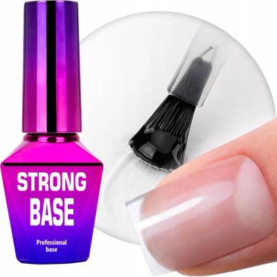 Hybridní báze Strong Base Molly Nails Clear BEZ HEMA/Di-HEMA 10g