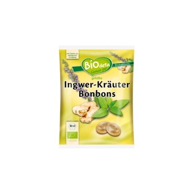 Biodeta Zázvorovo-bylinkové bonbony 75 g
