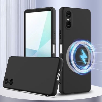 VSETKONAMOBIL 98962 RUBBER MAGSAFE Silikónový kryt pre Sony Xperia 10 VI BLACK