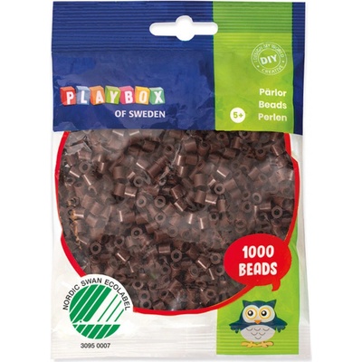 Playbox Zažehlovací korálky, 1000ks - hnědé – Zboží Dáma