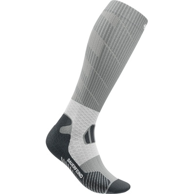 Bauerfeind Sports Дамски чорапи за бягане Bauerfeind Sports Women's Trail Run Compression Socks Running socks - Graphite Grey - размер 43-46 (201-8092-0313)