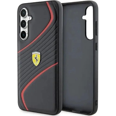 Ferrari Кейс Ferrari Twist Metal Logo за Samsung Galaxy S23 FE, черен (3666339218577)