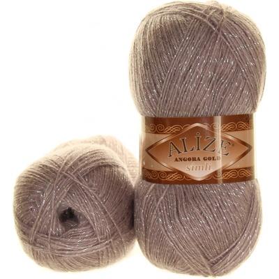 Alize Angora Gold Simli 163 světle starofialová