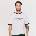 GymBeam Мъжка овърсайз тениска Varsity White S