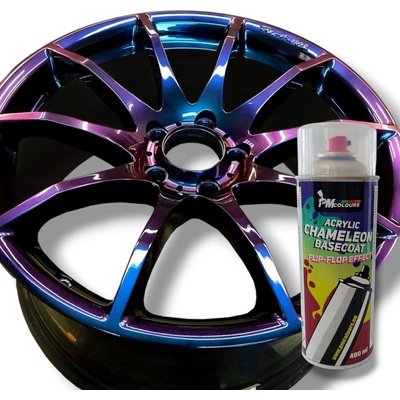 PMcolours Chameleon Eclipse (modrá-fialová-oranžová-červená), 400 ml sprej