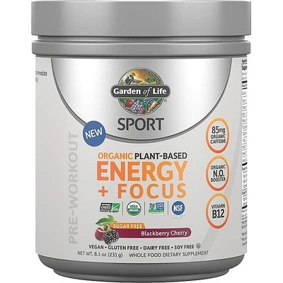 Garden of Life Sport Organic Plant-Based Energy + Focus 231 g