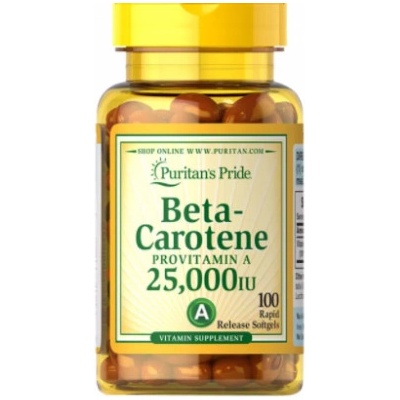 Puritan´s Pride Beta Carotene 25000 IU 100 kapsúl