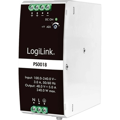 LogiLink PS0018 síťový zdroj na DIN lištu 48 V 5 A 240 W Obsah 1 ks