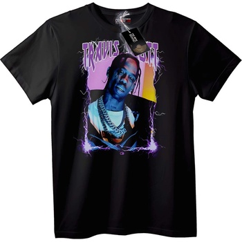 NOONEBRAND Тениска Travis Scott електрик - XS, White