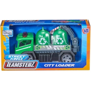 HTI Детска играчка HTI Teamsterz - Товарен камион, 10 cm, зелен (1400026) - baby