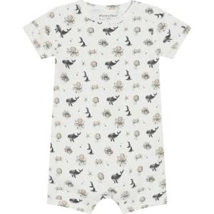 Minymo Детско ежедневно термо бельо Minymo Kid's Suit S/S AOP Body - White Pepper - размер 86 (EU) (714-1863-0215)