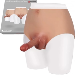  Бикини с вграден ултрареалистичен пенис, размер L - Ultra Realistic Penis (XXDREAM006)