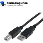 VCOM Кабел за принтер USB AМ/BМ v2.0 Black 1.5m (CU201-B-1.5m)