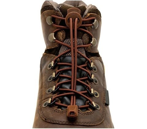 Lock Laces tmavo hnedé