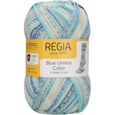 Regia 4-Ply 3223 Blue united Maya Blue Color