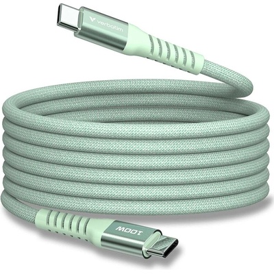 Verbatim 31855 USB, USB C samec - USB C samec, 100W, 1.2m, zelený