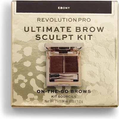 Revolution Pro Ultimate Brow Sculpt Kit Ebony Молив за вежди 1, 2gr