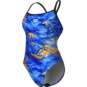 arena performance gold leaves challenge back blue river multi/black l