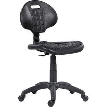 Image 1 of Antares Работен стол Antares 1290 NOR, до 120кг, полиуретан, газов механизъм, коригиране на височината, черен (1290-NOR)