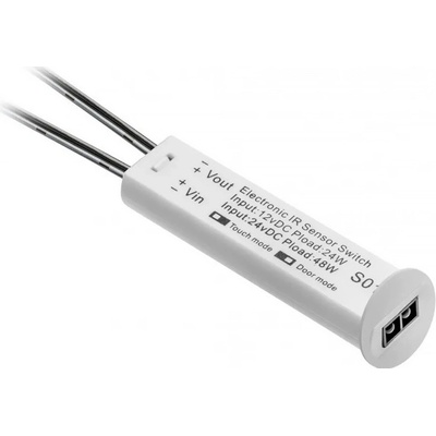 GTV Bezdotykový stmívač 12V/24W 24V/48W IP20 bílý AE-WBBUNI-10DIM