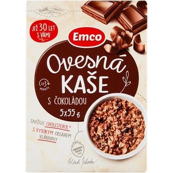 Emco Ovsená kaša s čokoládou 5 x 55 g