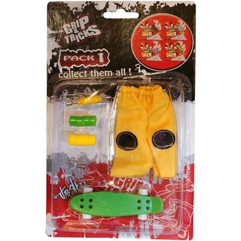 Grip & Tricks Комплект играчка за пръсти penny board, зелен (gt-f-cp-green)