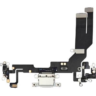Nabíjecí obvod + Flex kabel iPhone 16e / 17e – bílý IPH2238