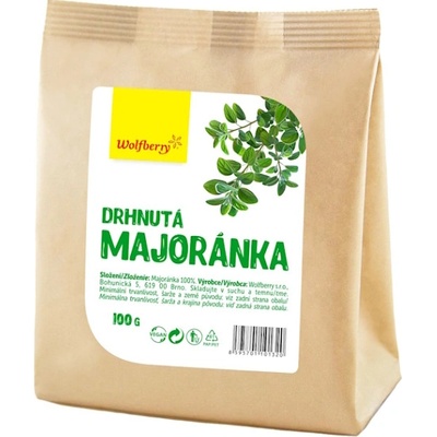 Wolfberry Majoránka drhnutá 100 g – Zbozi.Blesk.cz