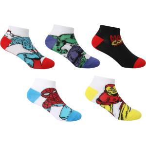 Character Детски чорапи Character Trainer Sock 5pk Infant - Marvel