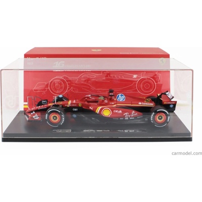 Bburago Ferrari F1 Sf 24 Team Scuderia Ferrari N 16 Winner Italy Monza Gp 2024 Charles Leclerc Con Vetrina With Showcase červená biela čierna 1:18