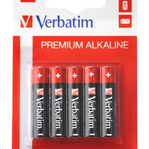 Verbatim ALKALINE BATTERY AAA 10 PACK (HANGCARD) (49874) - gtcomputers