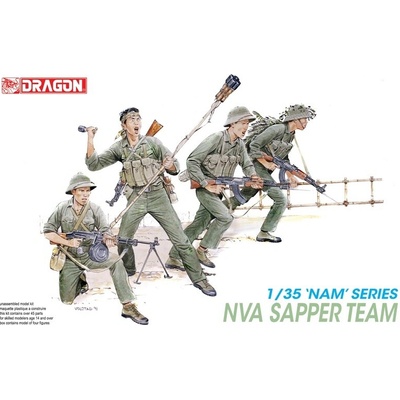 Dragon models NVA Sapper Team Vietnam War 1:35
