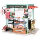 ROBOTIME miniaturní domeček - Cukrárna LED DIY 1:24