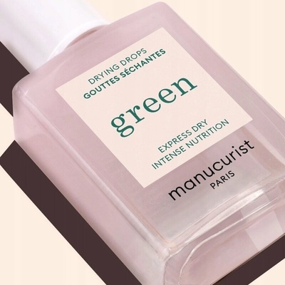 Shiseido MANUCURIST_Green Drying Drops vysušující kapky na nehty 15ml