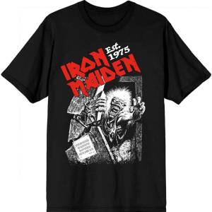Iron Maiden Est. 1975 No Prayer Grave Red Logo Black S Риза (IMTEE206MB01)