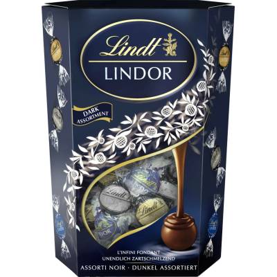 Lindt Lindor pralinky tmavý výběr 0,5 kg