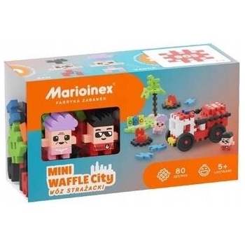 Marioinex MINI Waffle Hasičské auto 80ks