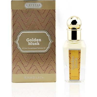 Khadlaj Golden Musk parfémovaný olej unisex 15 ml