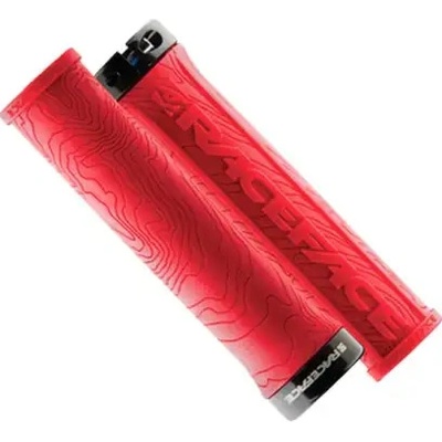 Race Face Half Nelson Lock On červené