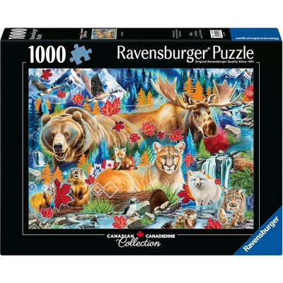 Ravensburger Пъзел Ravensburger от 1000 части - Дивата Канада (7012001448)