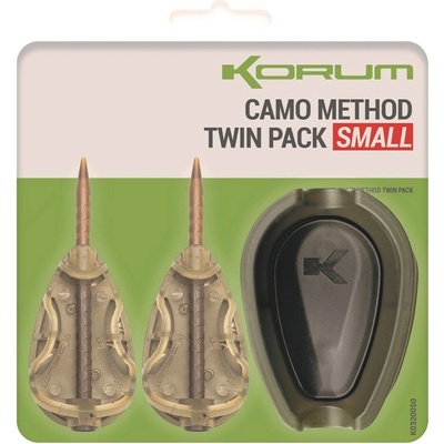Korum Set Krmítek A Formičky Camo Method Twin Pack Velikost: Small