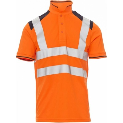 Payper Pánska reflexná polokošeľa GUARD + Oranžová Fluo/ N 3XL