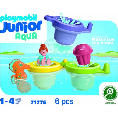 Playmobil 71776 JUNIOR AQUA: Plovoucí kelímky s mořskými zvířátky