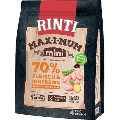 Rinti MAX-I-MUM Mini Adult Kuřecí 4 kg