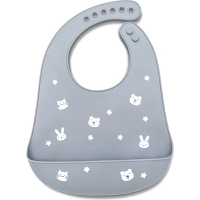 Lorelli Силиконов лигавник с джоб Lorelli - Natural, Grey (10230670003)