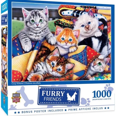 Masterpieces - Puzzle Cozy Cats 1000 - 1 000 piese