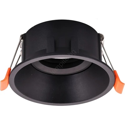 MILAGRO Лампа за вграждане EYE 1xGU10/25W/230V кръгла черна (MI1862)