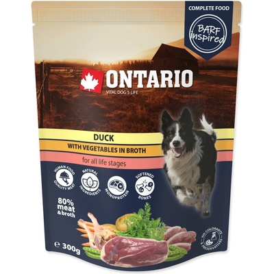 Ontario Adult kachní se zeleninou ve vývaru 300 g